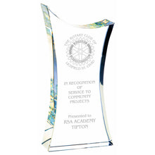 Load image into Gallery viewer, &quot;Venice&quot; Crystal Award. Thickness 40mm. Supplied in Presentation Case.
