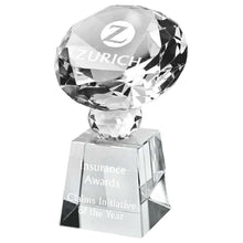 Load image into Gallery viewer, &quot;Nerine&quot; Crystal Diamond Award. Supplied in Presentation Case.
